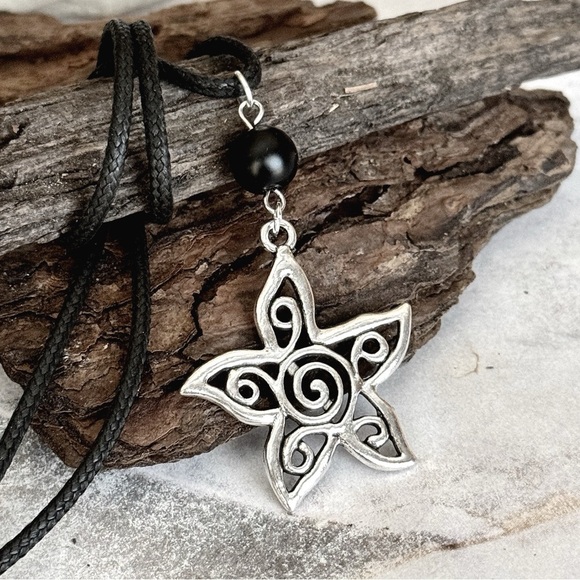 5 For $25💫Grunge Groovy Cosmic Celestial Silver Star Pendant Necklace - Picture 5 of 6
